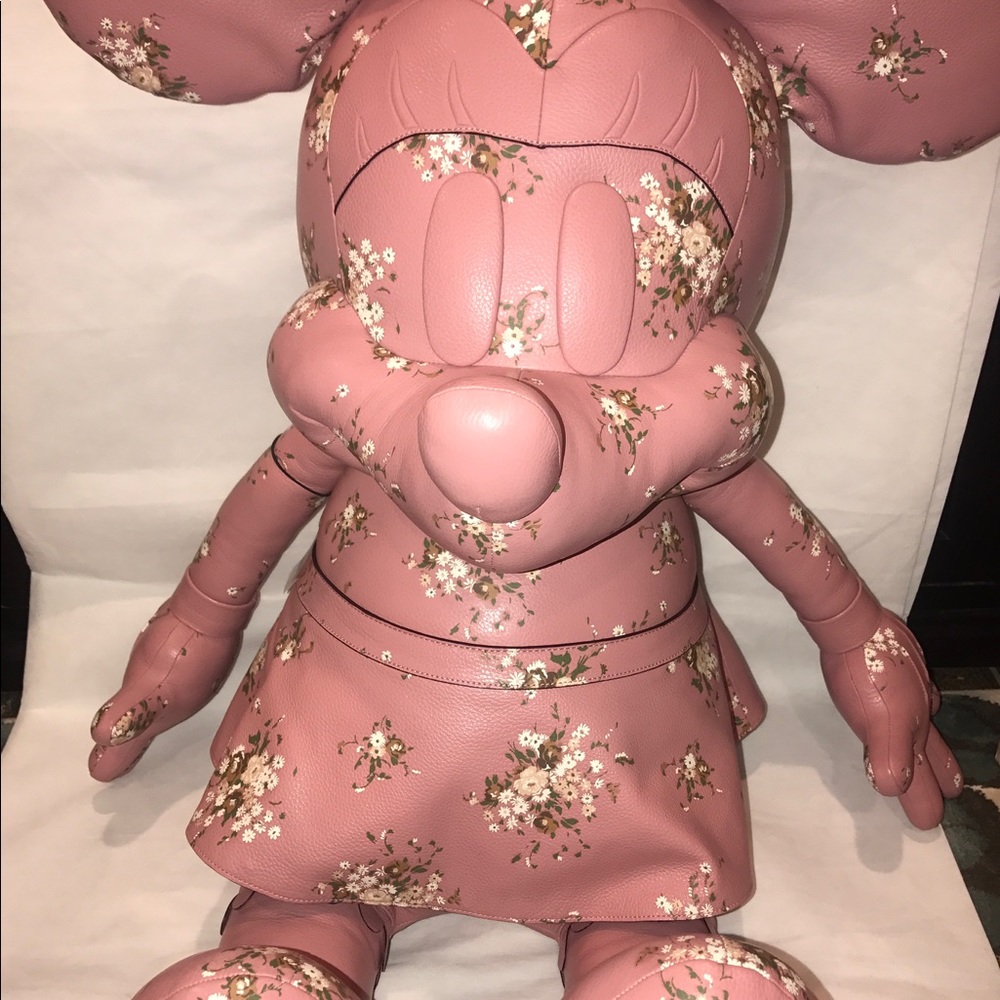 Coach x Disney Minnie Mouse Leather Doll Pink XL